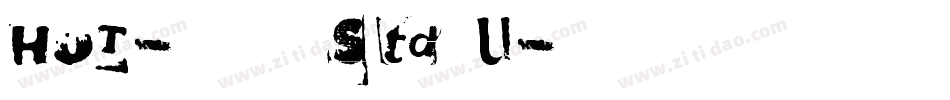 HOT-花墨 Std U字体转换